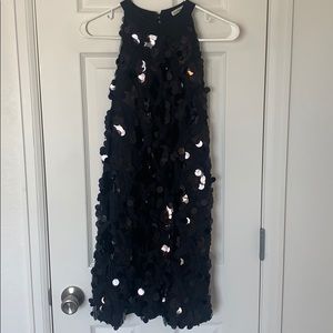 Black sequence dress